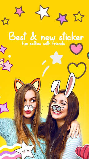 Candy Selfie Cam - Photo Stickers Sweet cam selfie screenshot 2