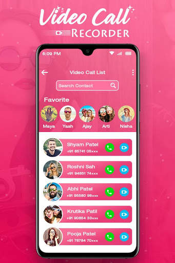 Video Call Recorder : Record Video with Audio screenshot 2
