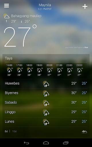 Yahoo Panahon screenshot 10