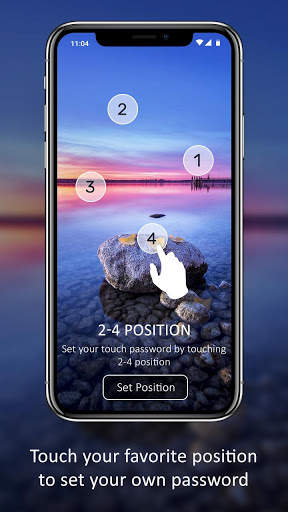 Touch Lock Screen - Touch Photo Position Password screenshot 2