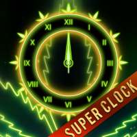 Weed Rasta Green Clock Live Wallpaper