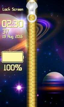Moon Zipper Lock Screen screenshot 6