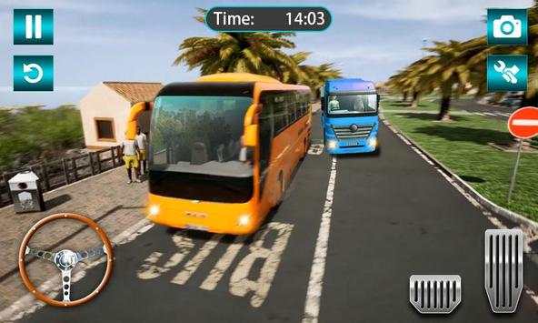 Heavy Bus Simulator 3D - bus driving in india screenshot 2