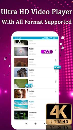 4K Video Player 4 تصوير الشاشة