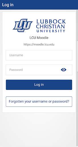 LCU Moodle screenshot 2
