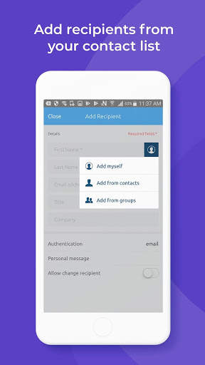 OneSpan Sign - eSign PDF & eSignature Documents screenshot 6