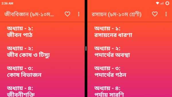 Biology (Class 9-10) - জীববিজ্ঞান (৯ম - ১০ শ্রেণী) screenshot 8
