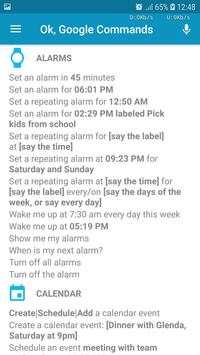 OK Google Commands (Helper) screenshot 3