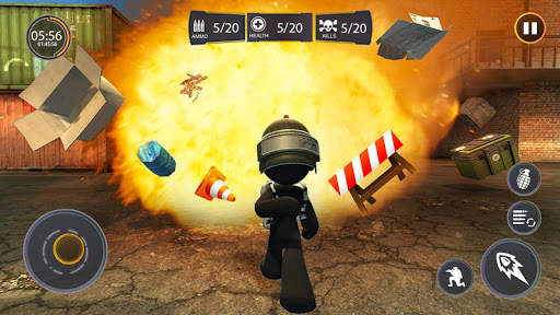 Stickman Fire Survival Battleground screenshot 5