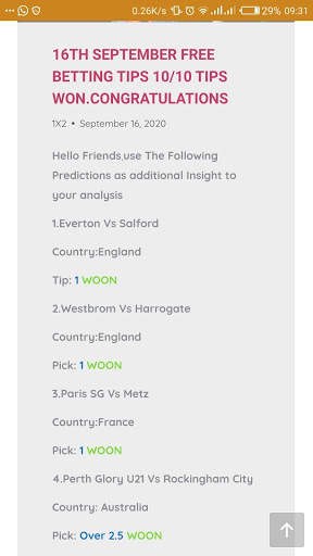 Free Betting Tips: Daily 100% Maxbet Predictions. screenshot 3