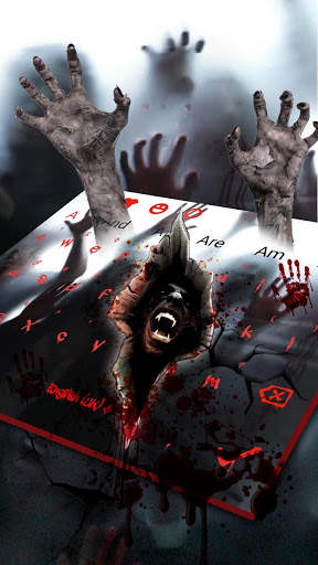 3D Live Walking Dead Zombie Keyboard screenshot 2
