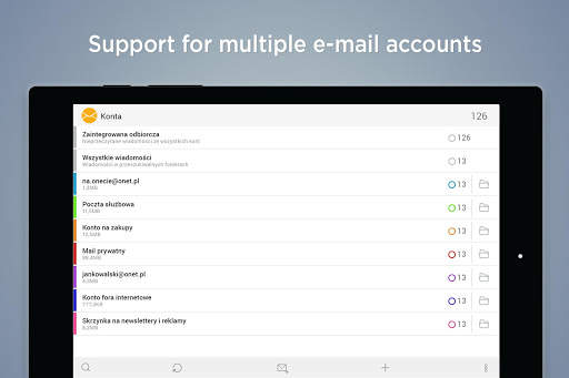 Onet Poczta - e-mail app screenshot 1