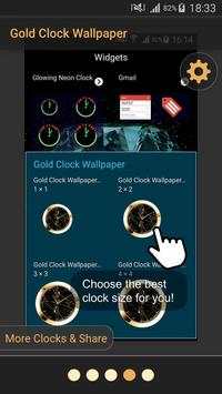Gold Clock Wallpaper screenshot 7