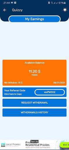 Quizzy - Answer Questions and Earn Money स्क्रीनशॉट 6
