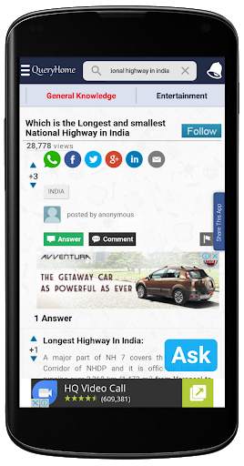 Question Answer App, QueryHome screenshot 5
