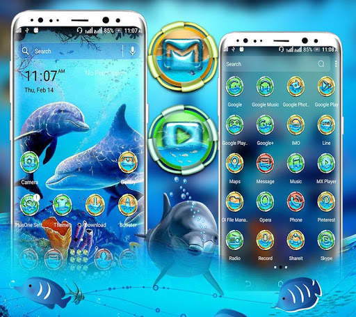 Dolphin Launcher Theme screenshot 1