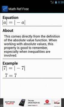 Math Ref Free screenshot 5