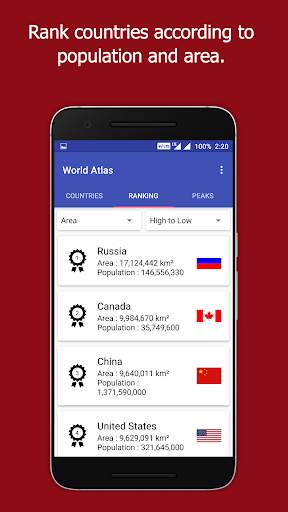 World Atlas - Country, Capital screenshot 2