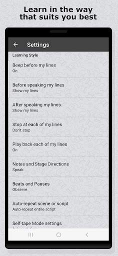 Script Rehearser screenshot 2