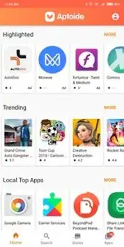 Aptoide screenshot 2