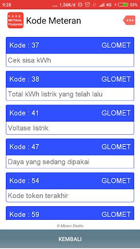 Kode Meteran Listrik Prabayar screenshot 4