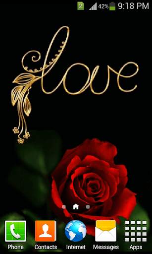 Rose GIF Live Wallpaper 5 تصوير الشاشة
