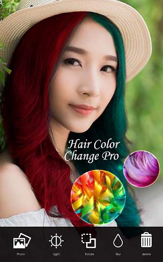 Hair Color Change Pro 1 تصوير الشاشة