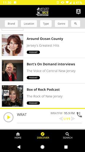 WRAT 95.9 The Rat Player screenshot 2