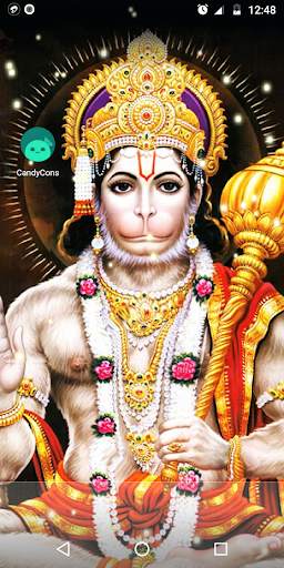Lord Hanuman - Water Ripple Live Wallpaper screenshot 4
