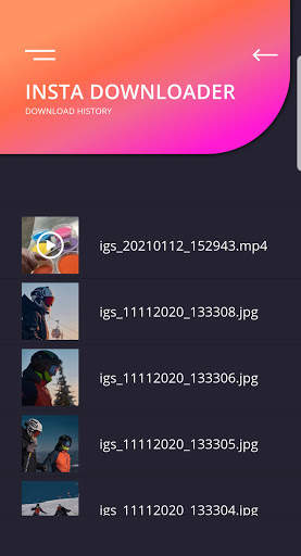 Insta Downloader: video & photo Instagram IG saver screenshot 1