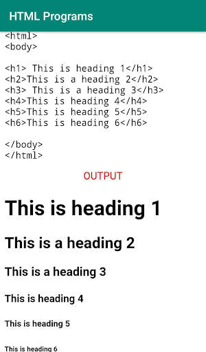 HTML Programs screenshot 3