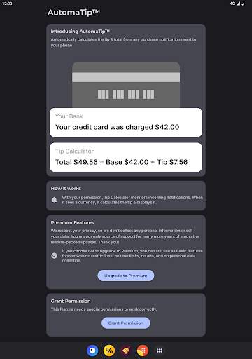 Tip Calculator — Clean, Simple screenshot 6