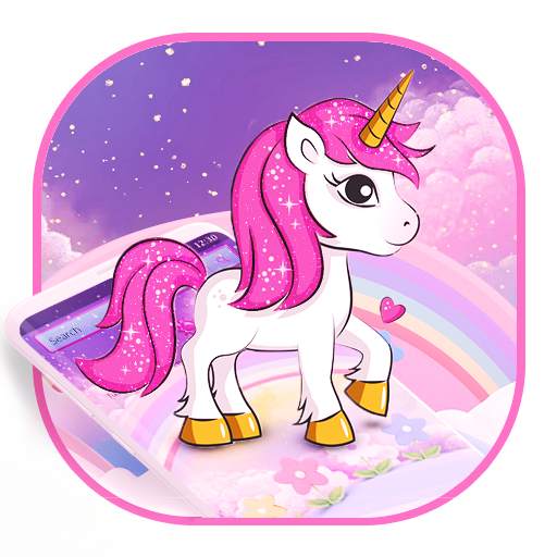 Cute Rainbow Unicorn Theme 1.1.3