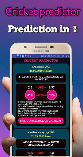 Cricket predictor (prediction CPL,IPL,T10,BPL,BBL) screenshot 3