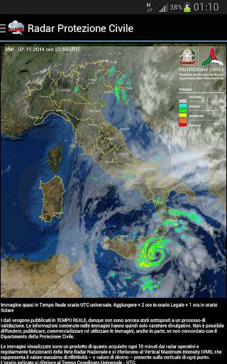 Allarme Meteo IT screenshot 2