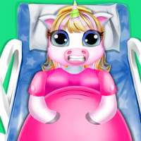 Unicorn Pregnant Mother Games logo