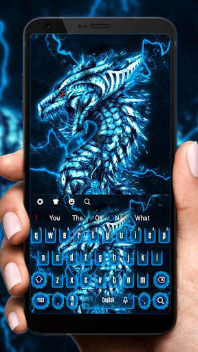 Ice Dragon Keyboard screenshot 2