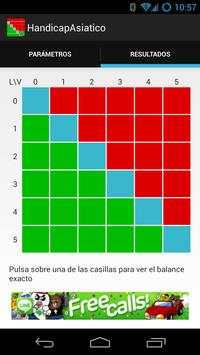 Calculadora Hándicap asiático screenshot 2