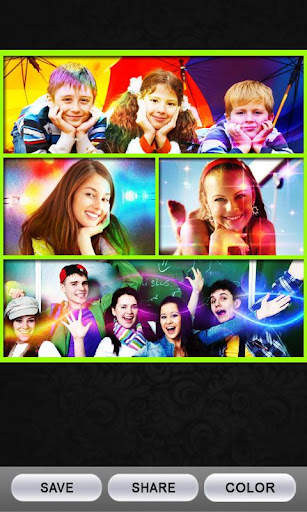 Side by side picture : Collage screenshot 2