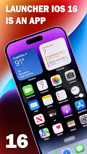 iOS 16 Launcher screenshot 1