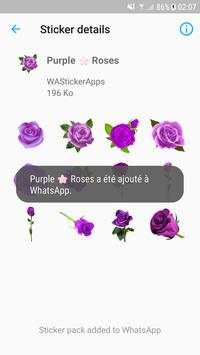 WAStickerApps - Flowers 🌹 Roses screenshot 5