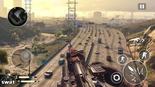 Sniper Shoot Traffic screenshot 1