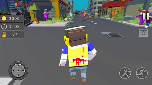 Blocky Zombie Pixel Crush screenshot 5