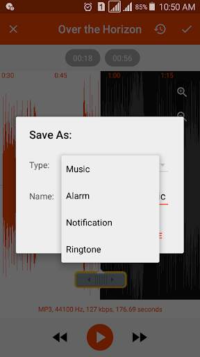 MP3 Cutter and Ringtone Maker screenshot 3
