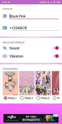 Black Pink Fake Video Call Simulator screenshot 7