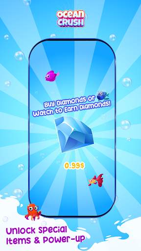 Ocean Crush Game - Match 3 screenshot 5