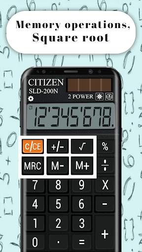 Citizen Pocket Calculator скриншот 2