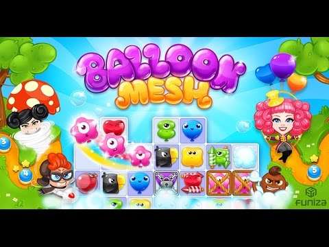 Balloon Mesh : Hardest pop & crush match 3 game screenshot 1