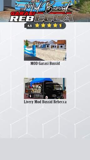 Mod Bussid Garasi Rebecca screenshot 2