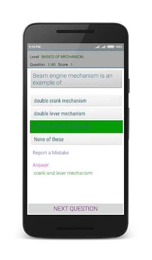 Mechanical Engineering MCQ screenshot 3